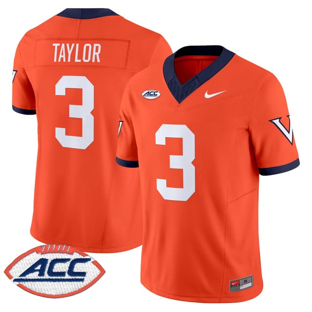 Men's Virginia Cavaliers 1995 Throwbacks Vapor Limited Jersey orange #3 J'Mari Taylor