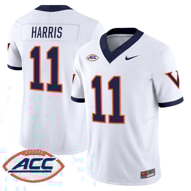 Men's Virginia Cavaliers 1995 Throwbacks Vapor Limited Jersey white #11 Trell Harris