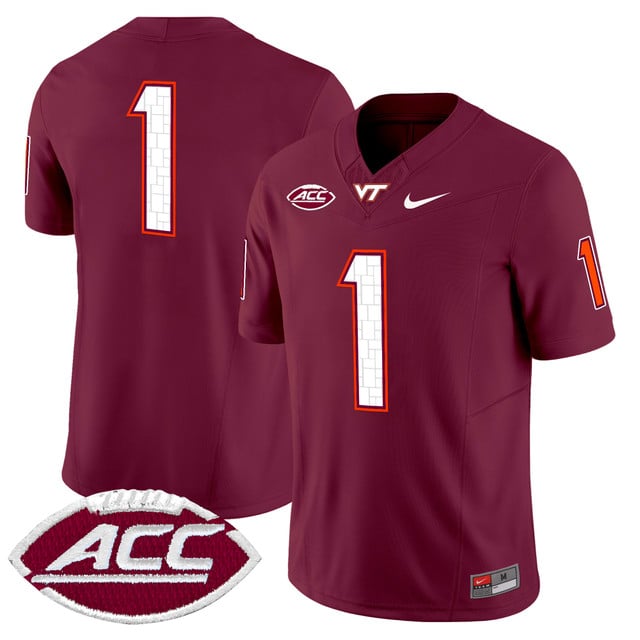 Men's Virginia Tech Hokies 2025 Vapor Limited Jersey #1