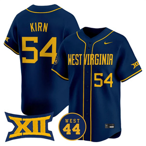 Men's West Virginia Mountaineers 2025 Vapor Premier Limited Jersey - All Stitched Griffin Kirn 54