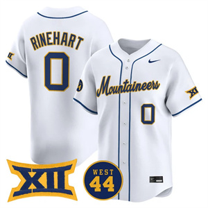 Men's West Virginia Mountaineers 2025 Vapor Premier Limited Jersey - All Stitched Jace Rinehart    0