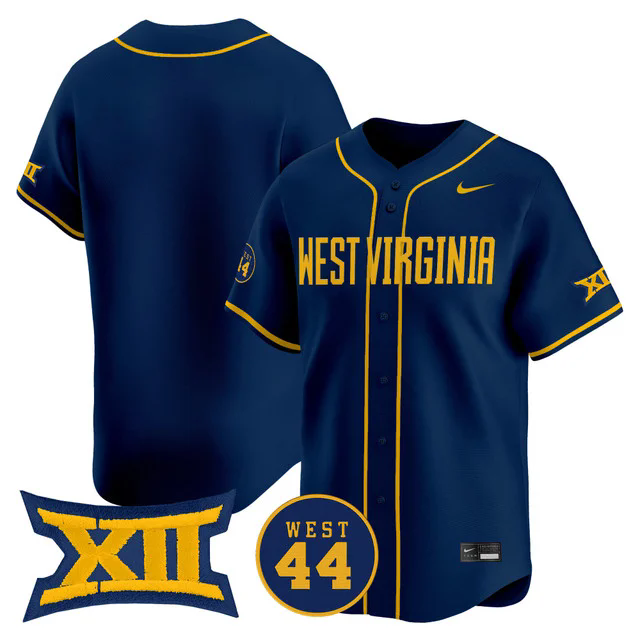 Men's West Virginia Mountaineers 2025 Vapor Premier Limited Jersey blank.webp