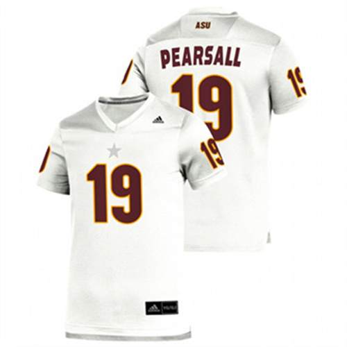 Men's White Arizona State Sun Devils Ricky Pearsall Replica College Football Jersey