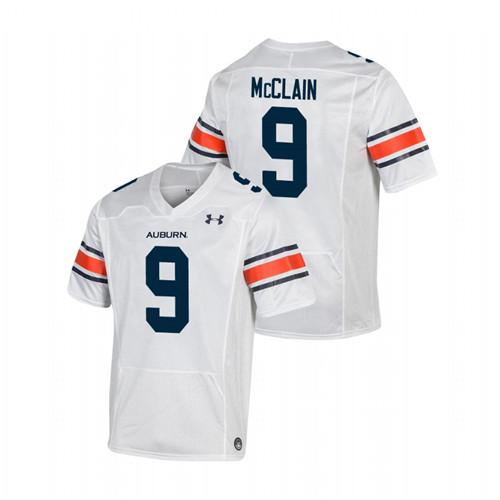 Men's White Auburn Tigers Zakoby McClain Replica Football Jersey