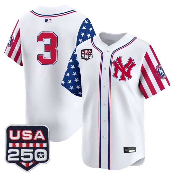 Men's Yankees America250 Edition Vapor Premier Limited Jersey V2 #3