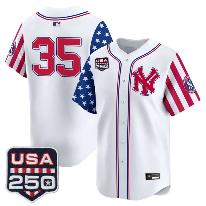 Men's Yankees America250 Edition Vapor Premier Limited Jersey V2 #35