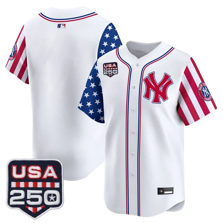 Men's Yankees America250 Edition Vapor Premier Limited Jersey V2 BLANK