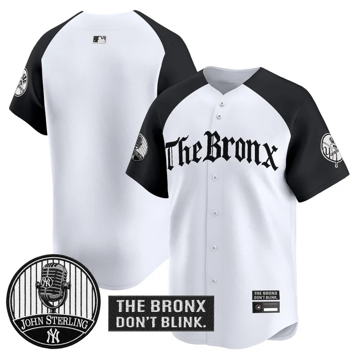 Men's Yankees The Bronx Gothic Vapor Premier Limited Jersey ALTERNATE BLAK