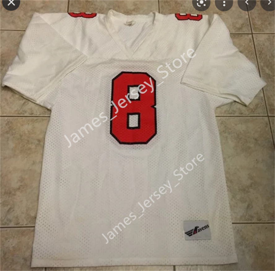 Men's Youth CFL BC Lions Custom Home White Football Jerseys