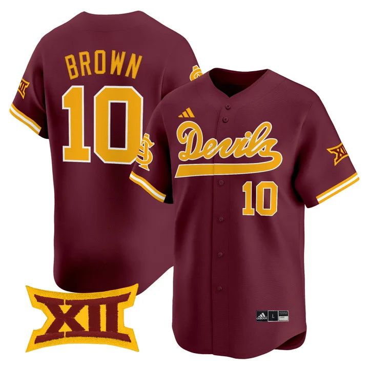 Men's size - Sun Devils Softball Vapor Premier Limited Jersey 10 Kenzie Brown