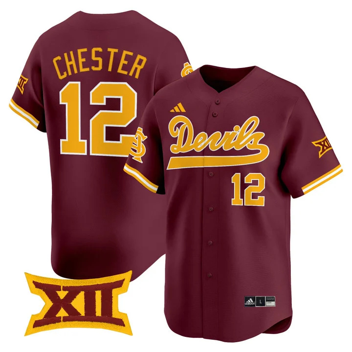 Men's size - Sun Devils Softball Vapor Premier Limited Jersey 12 Katie Chester