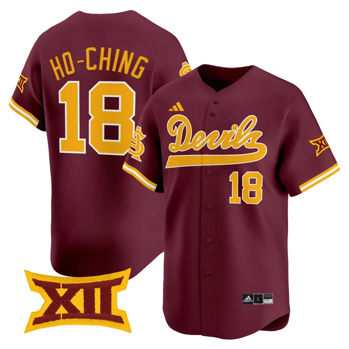 Men's size - Sun Devils Softball Vapor Premier Limited Jersey 18 Tiare Ho-Ching