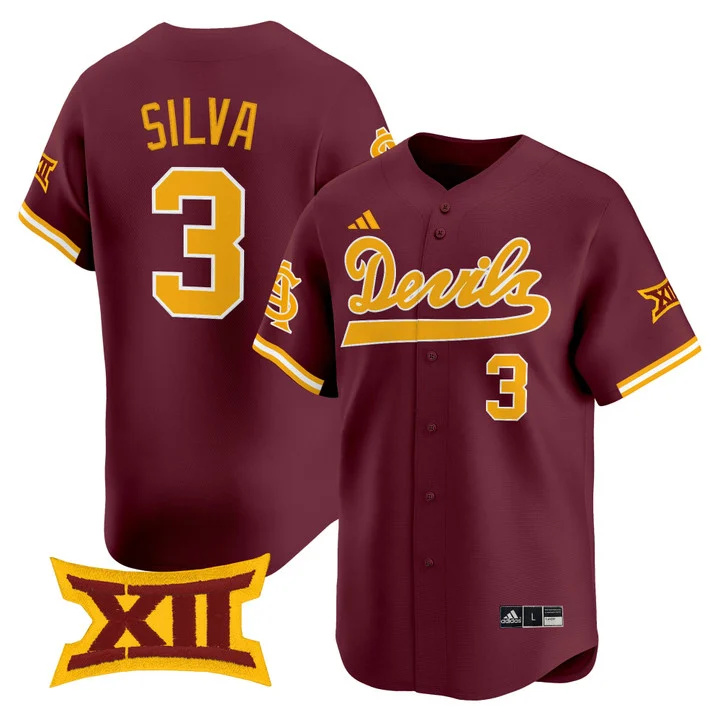 Men's size - Sun Devils Softball Vapor Premier Limited Jersey 3 Aissa Silva