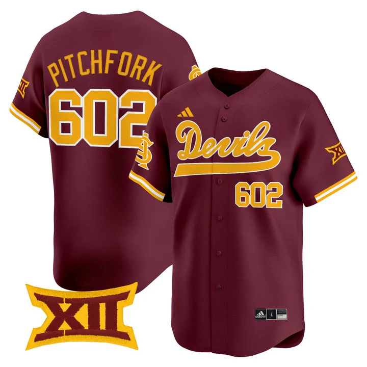 Men's size - Sun Devils Softball Vapor Premier Limited Jersey 602 Pitchfork