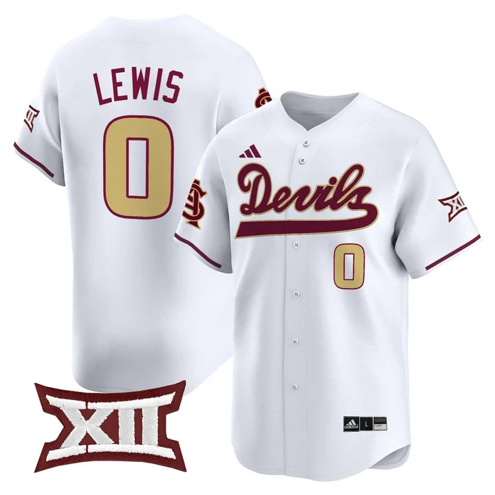 Men's size - Sun Devils Softball Vapor Premier Limited Jersey white 0 Nehanda Lewis