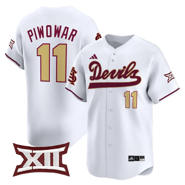Men's size - Sun Devils Softball Vapor Premier Limited Jersey white 11 Brooke Piwowar