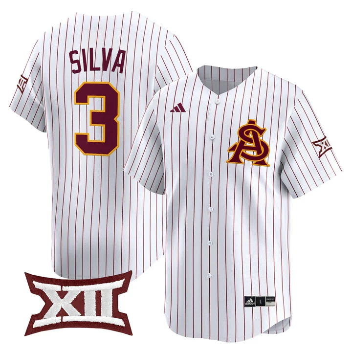 Men's size - Sun Devils Softball Vapor Premier Limited Jersey white2 3 Aissa Silva