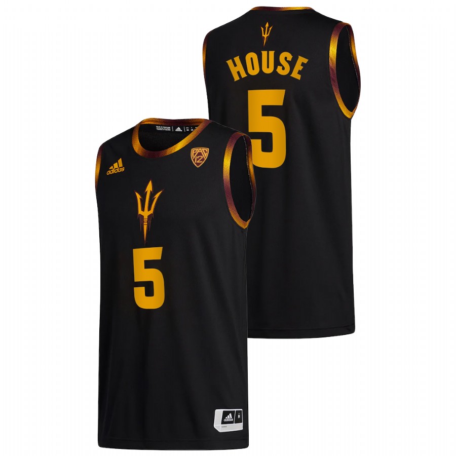 Men Arizona State Sun Devils Eddie House Alumni Jersey Black