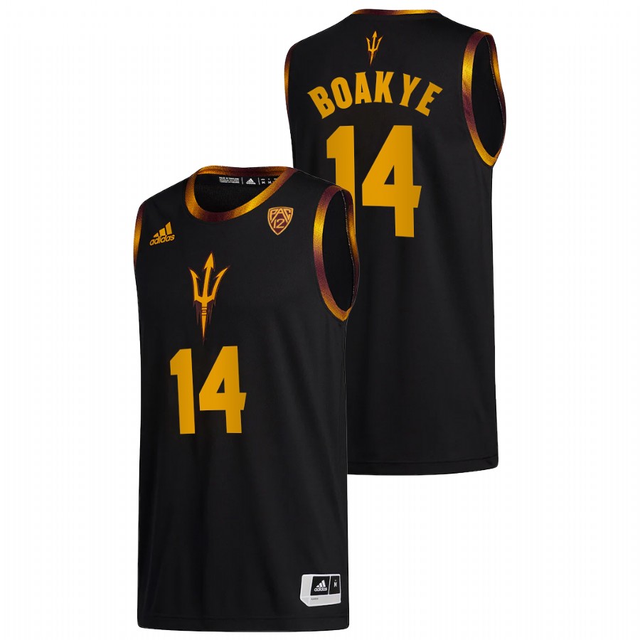 Men Arizona State Sun Devils Enoch Boakye 2022-23 Jersey Black