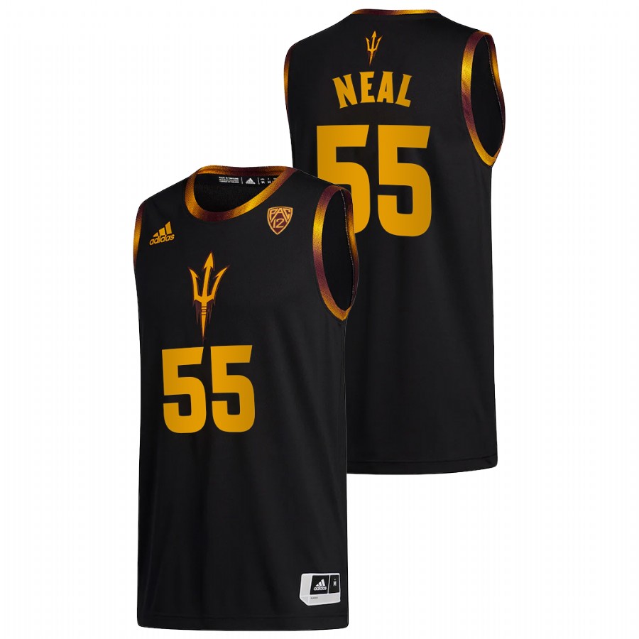 Men Arizona State Sun Devils Jamiya Neal 2022-23 Jersey Black