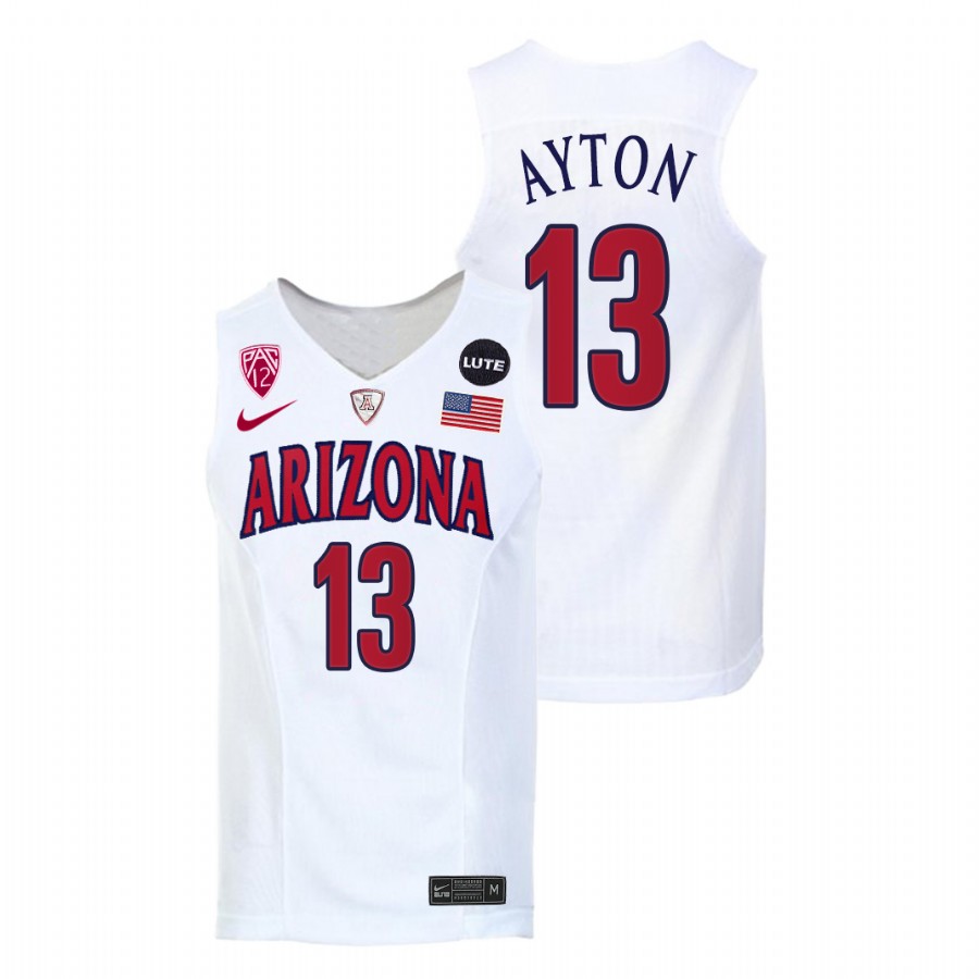 Men Arizona Wildcats Deandre Ayton NBA Alumni Jersey White