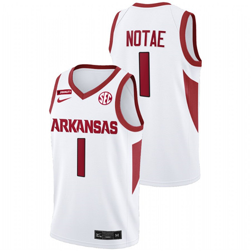Men Arkansas Razorbacks JD Notae 2022 All-American team Jersey White