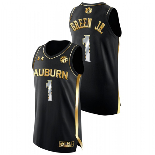 Men Auburn Tigers Wendell Green Jr. 2022 College Basketball Jersey Black