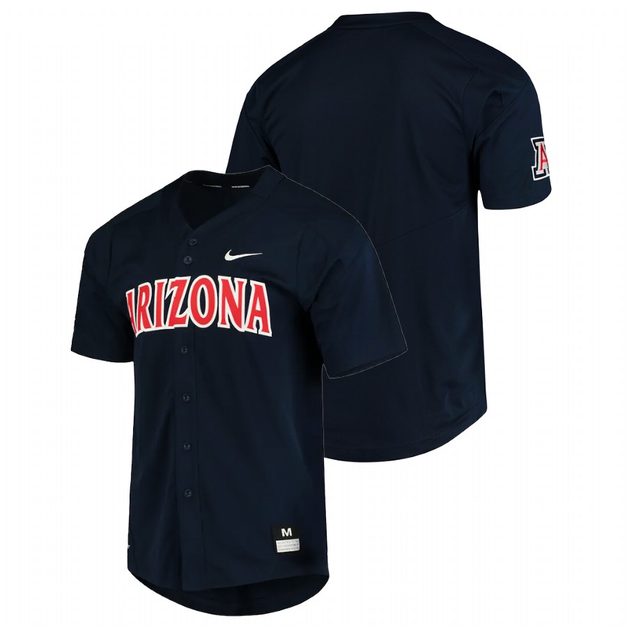 Men College Baseball Arizona Wildcats Custom Vapor Untouchable Elite Jersey Navy
