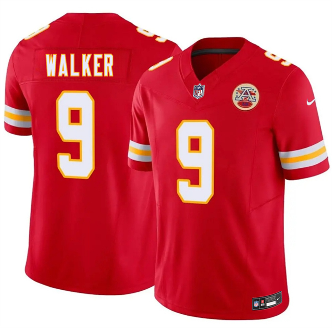 Mena??s Kansas City Chiefs #9 Kenneth Walker III Red 2026 F.U.S.E. Vapor Untouchable Limited Stitched Football Jersey