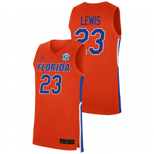 Men Florida Gators Scottie Lewis Alumni Player Jersey Orange