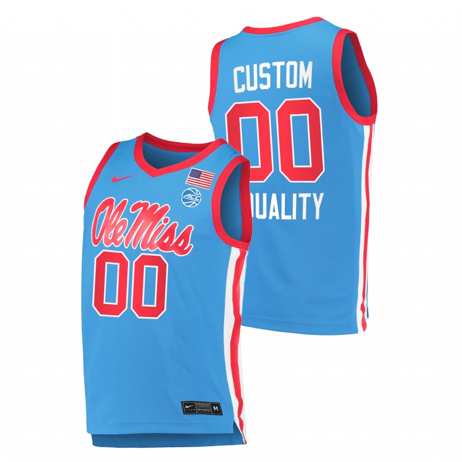Men Florida State Seminoles Custom Equality Replica Jersey Blue