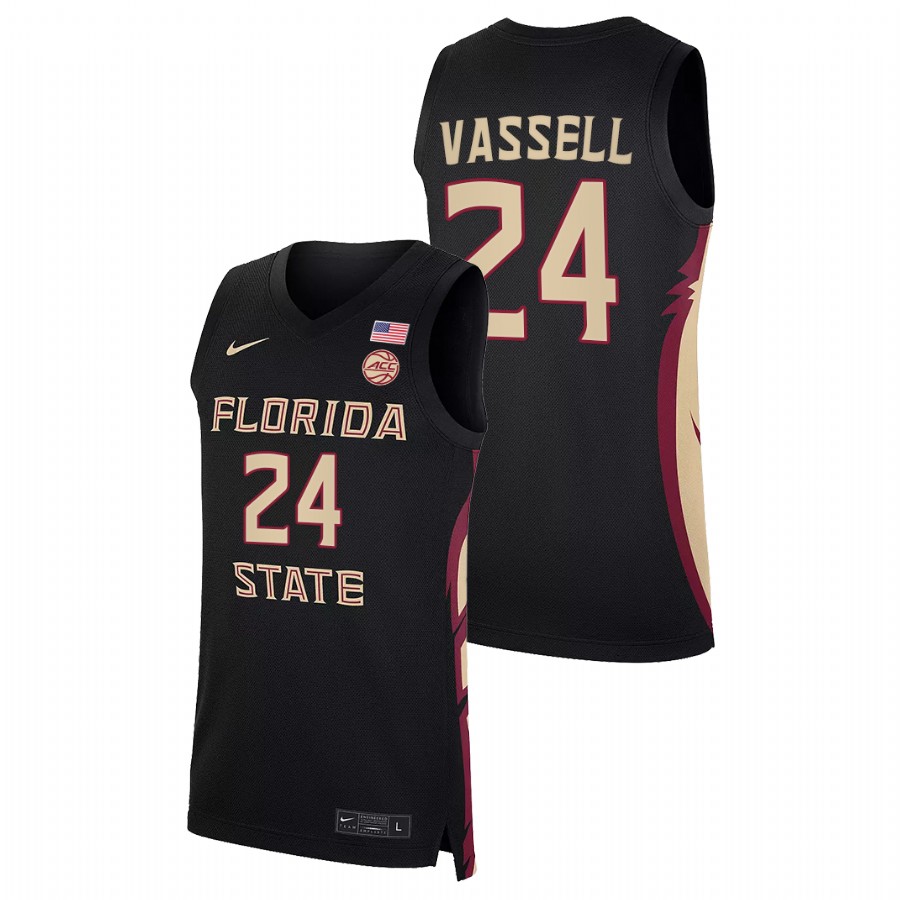 Men Florida State Seminoles Devin Vassell NBA Alumni Jersey Black