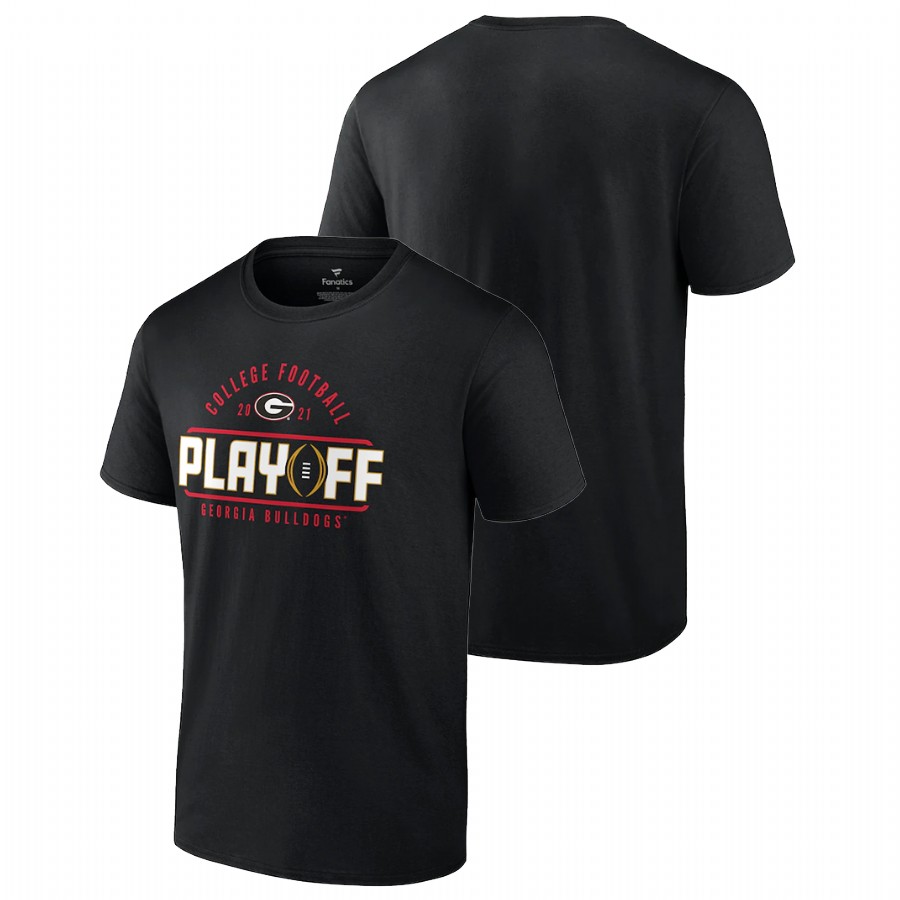 Men Georgia Bulldogs 2021 College Football Playoff Kickoff T-Shirt Black