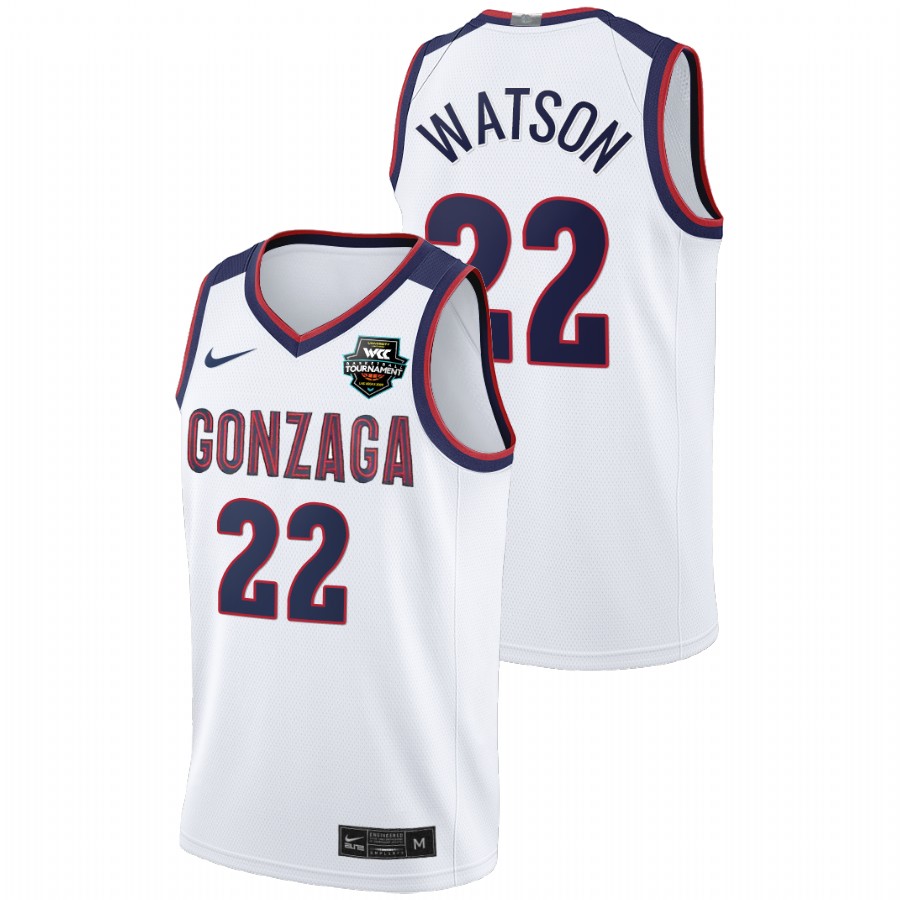 Men Gonzaga Bulldogs Anton Watson Limited Jersey White