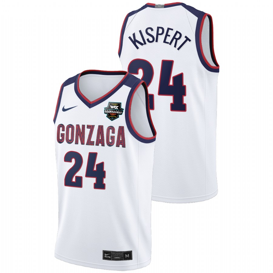 Men Gonzaga Bulldogs Corey Kispert Limited Jersey White
