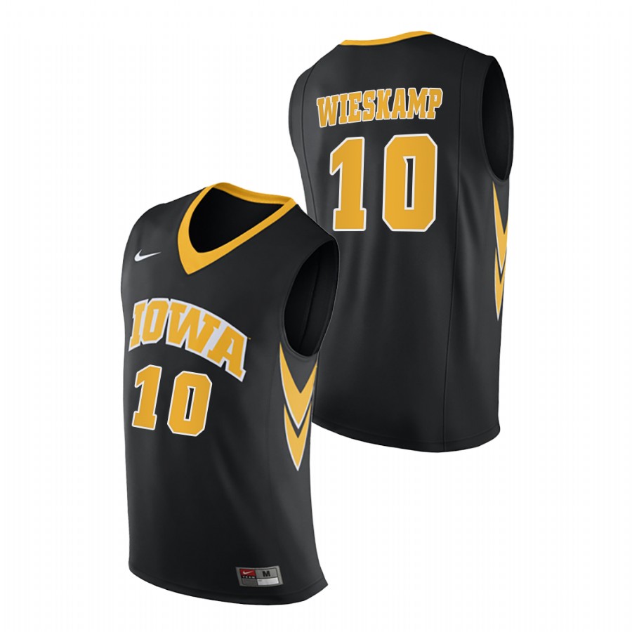Men Iowa Hawkeyes Joe Wieskamp Replica 2020-21 College Basketball Jersey Black