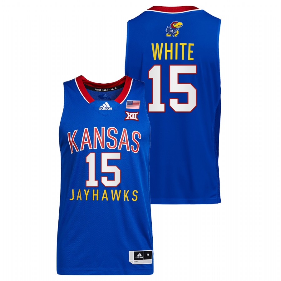 Men Kansas Jayhawks Jo Jo White Throwback Jersey Royal