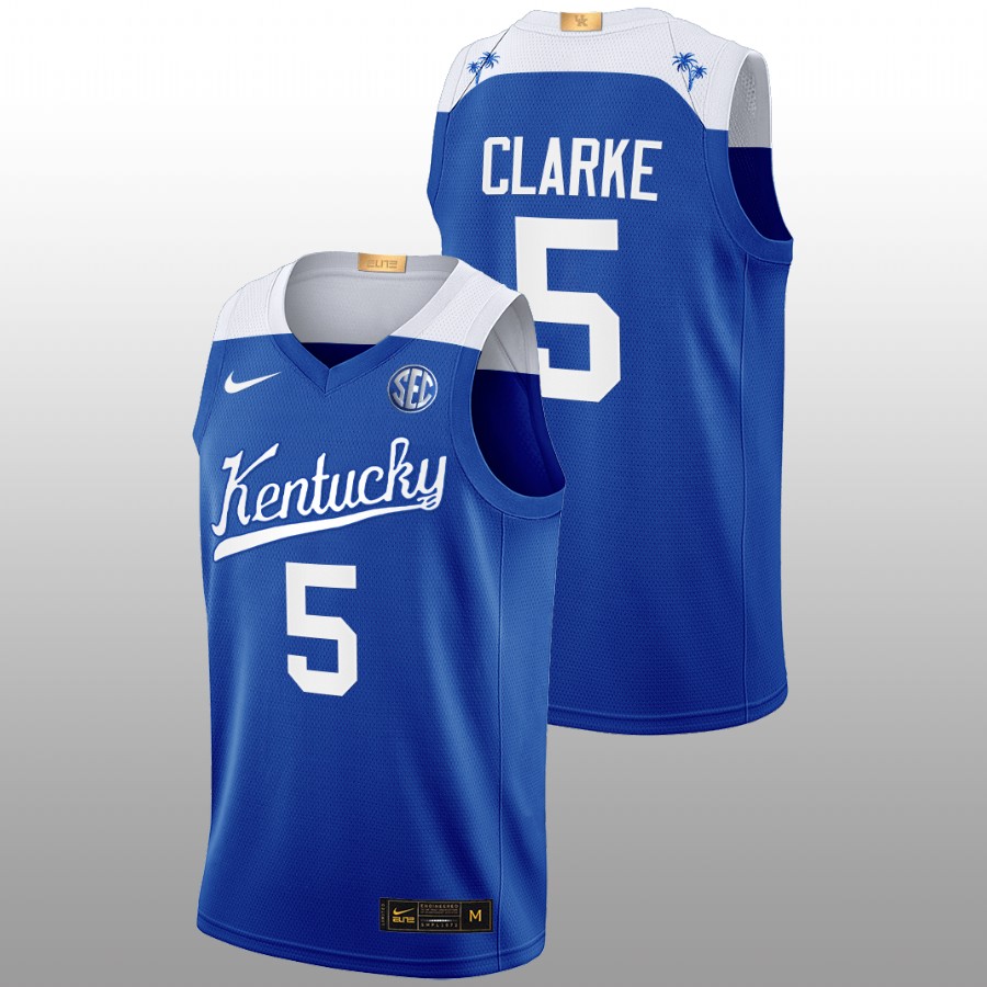 Men Kentucky Wildcats Terrence Clarke Alumni Jersey Blue