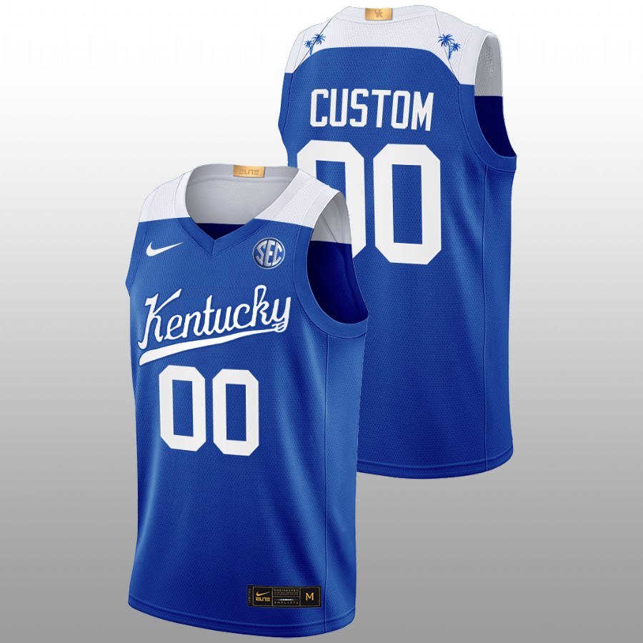 Men Kentucky Wildcats custom 2022-23 Elite Jersey Blue