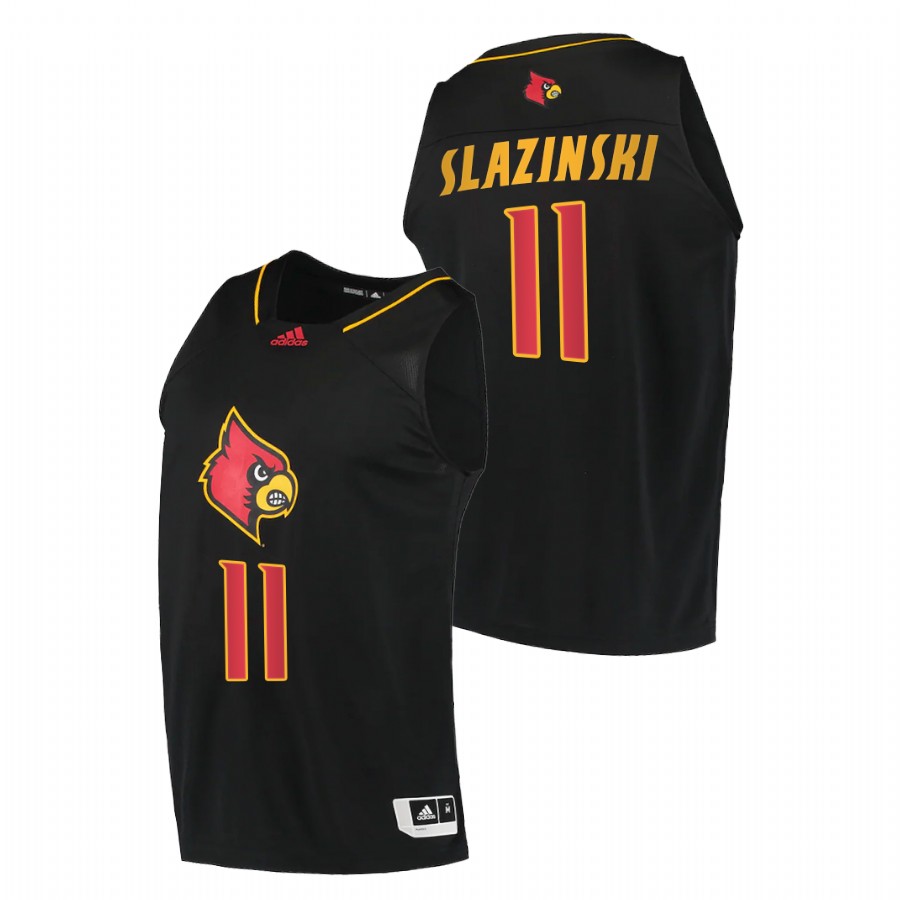 Men Louisville Cardinals Quinn Slazinski Alternate 2020-21 College Basketball Jersey Black