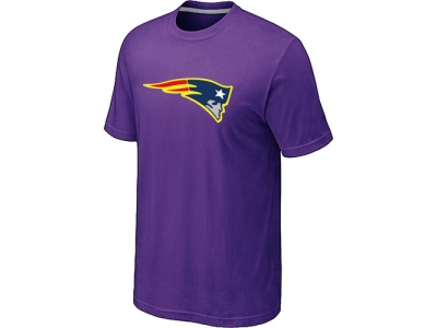 Men New England Patriots Neon Logo Charcoal D.Grey T-shirt