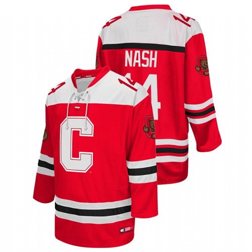 Men Red Cornell Big Red Riley Nash College Hockey Jersey