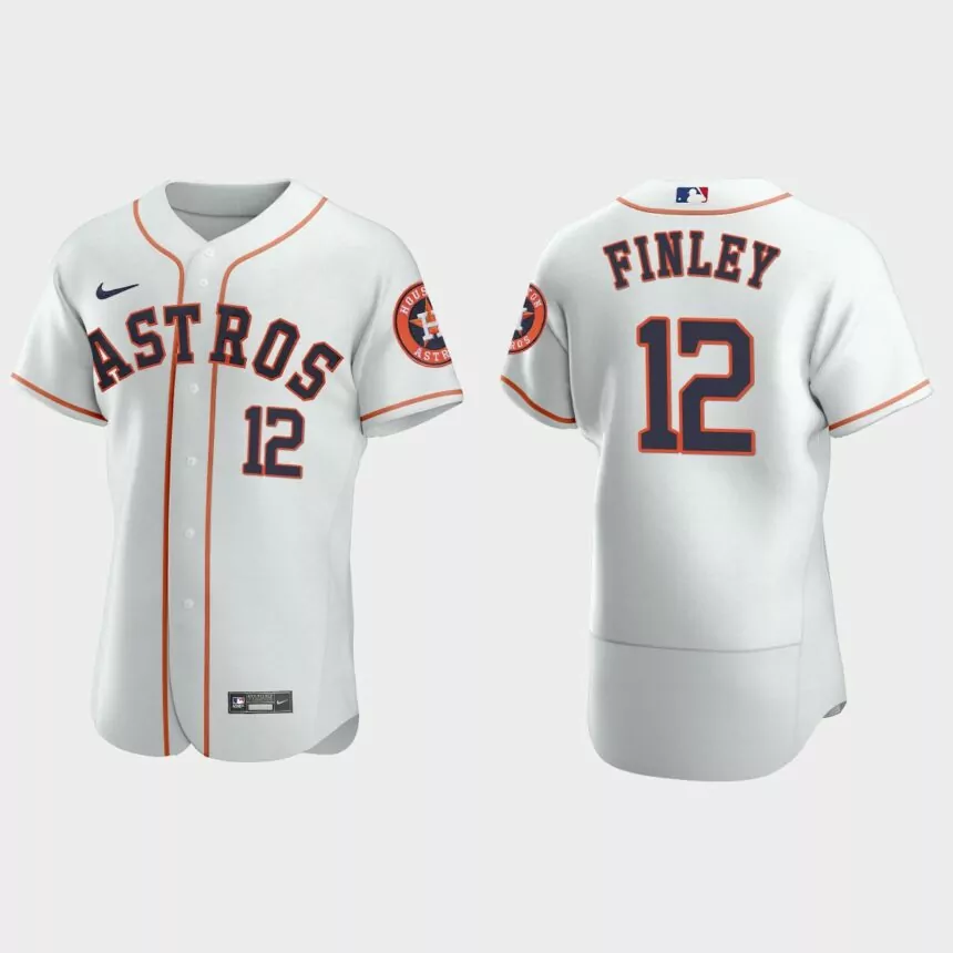 Men’s Baltimore Orioles Steve Finley White Authentic Retired Player Jersey