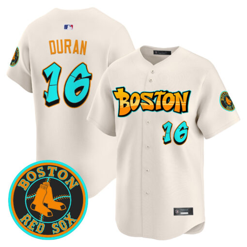 Men’s Boston Red Sox ‘Graffiti Streetstyle Edition’ Vapor Premier Limited Jersey #16 Jarren Duran