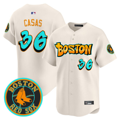 Men’s Boston Red Sox ‘Graffiti Streetstyle Edition’ Vapor Premier Limited Jersey #36 Triston Casas