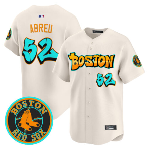 Men’s Boston Red Sox ‘Graffiti Streetstyle Edition’ Vapor Premier Limited Jersey #52 Wilyer Abreu