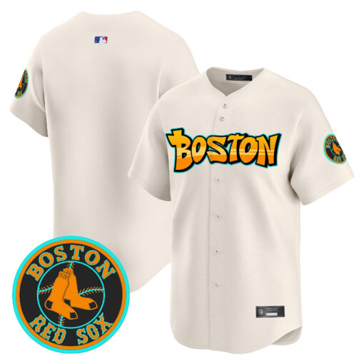 Men’s Boston Red Sox ‘Graffiti Streetstyle Edition’ Vapor Premier Limited Jersey blank
