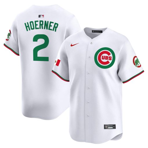 Men’s Chicago Cubs Mexico Vapor Premier Limited Jersey #2 HOERNER
