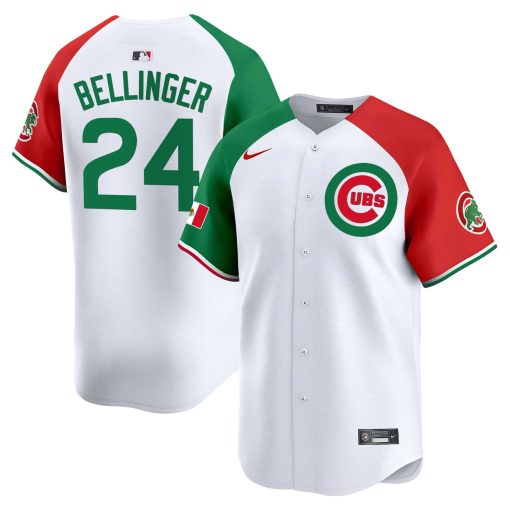 Men’s Chicago Cubs Mexico Vapor Premier Limited Jersey #24 bellinger 1 