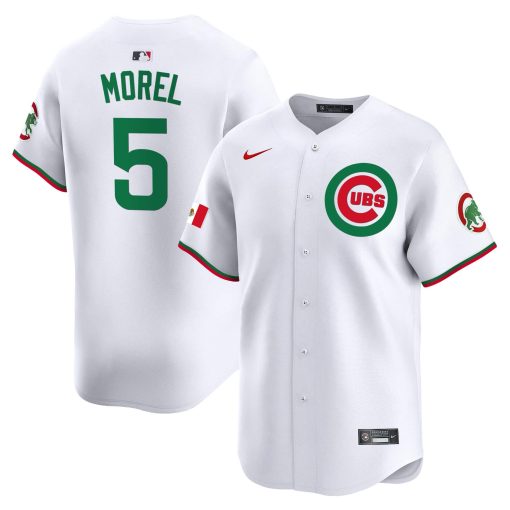 Men’s Chicago Cubs Mexico Vapor Premier Limited Jersey#5 MOREL